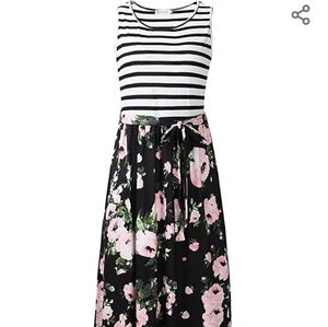 Maxi dress with pockets